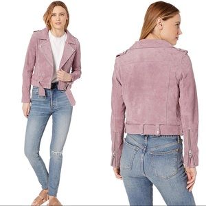 NWT Blank NYC Morning Suede Moto Jacket
